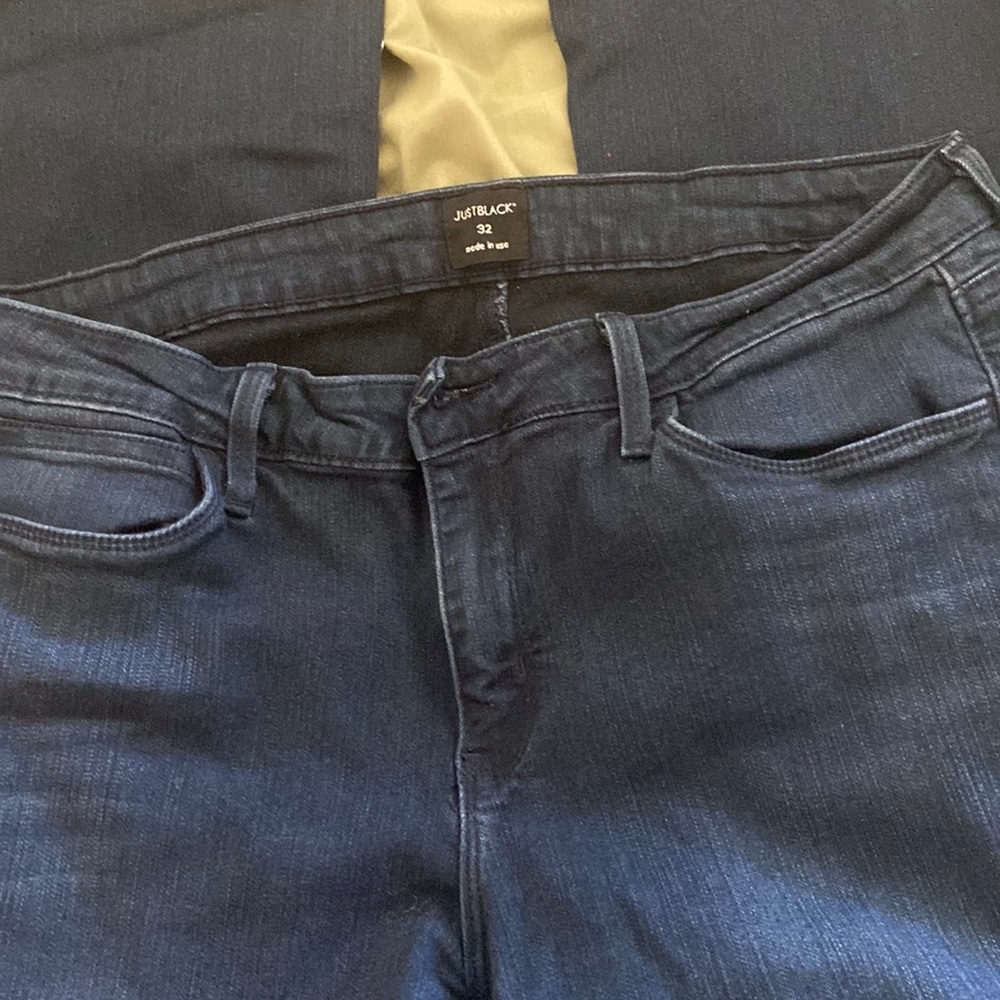 Just Black Mid Rise denim jean pants 33